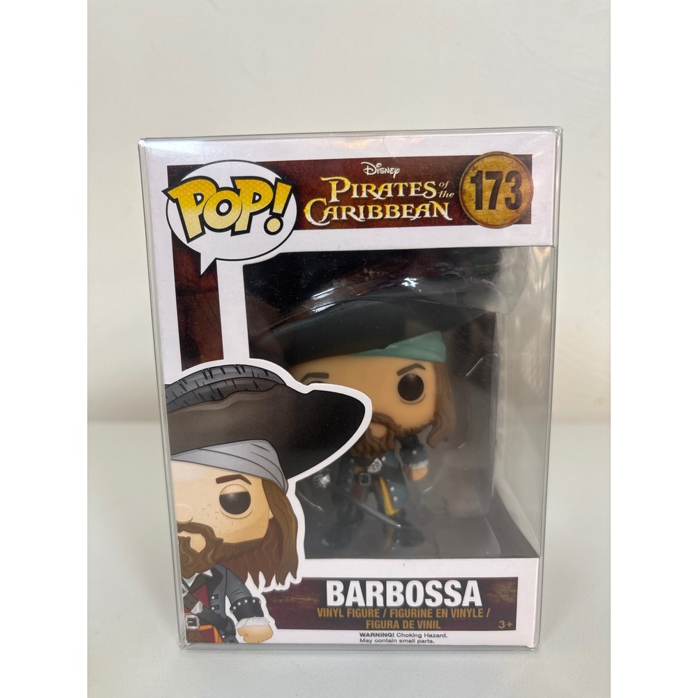Funko Pop Disney Pirates of the Caribbean Barbossa 173 Vinyl Figure Protector